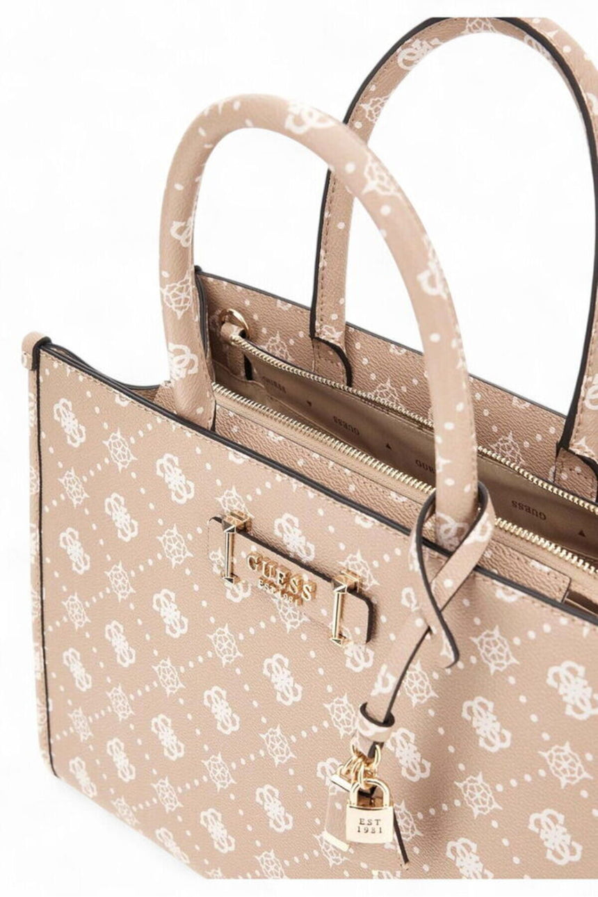 GUESS KADIN SILIA 2 COMP TOTE HWGP9890220 - Bej