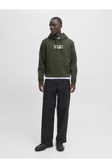 JACK&JONES SWEAT 12268422 - Koyu Yeşil