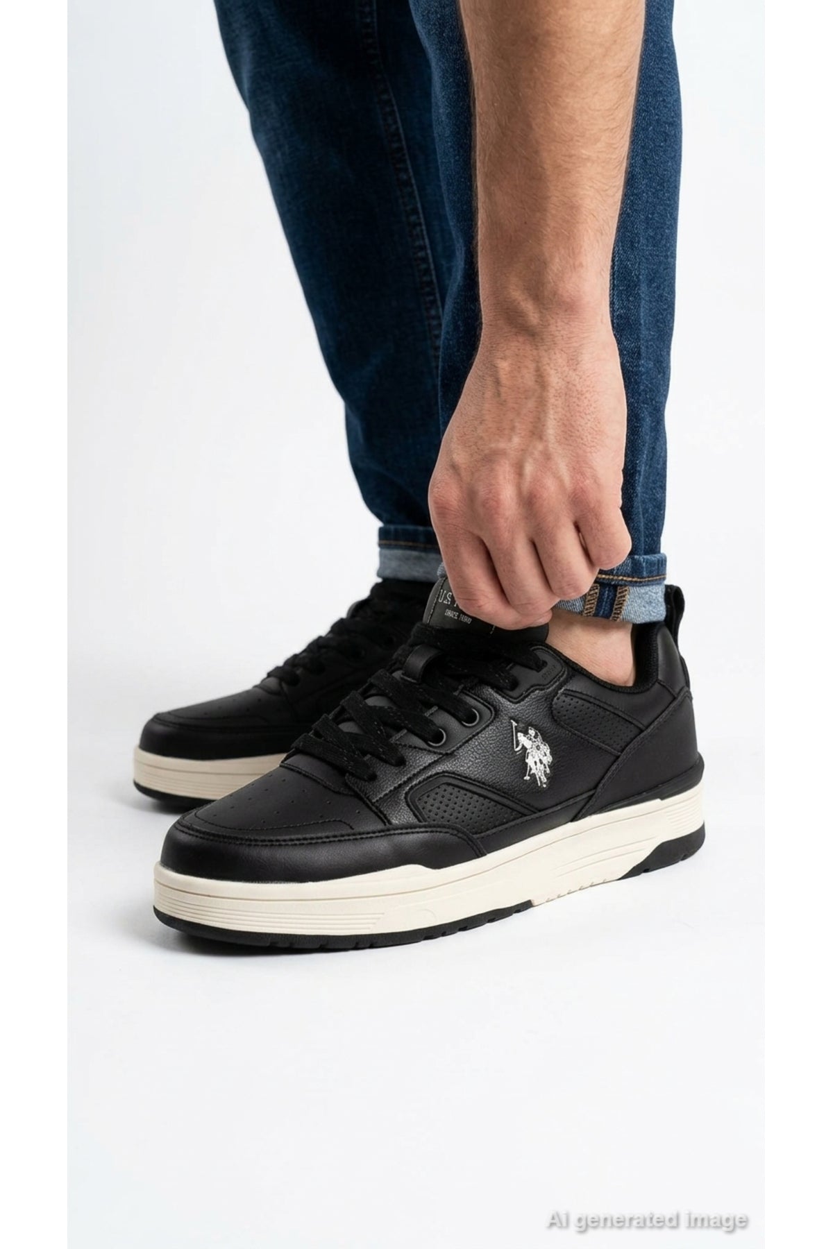 U.S. Polo Assn. Rare Erkek Sneaker - Siyah