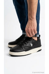 U.S. Polo Assn. Rare Erkek Sneaker - Siyah