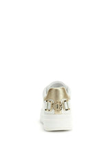 Guess Wesli Kadın Sneaker FLPWESELE12 - Beyaz/Altın Rengi