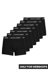 JACK&JONES JACHUEY TRUNKS 7 PACK NOOS 12171258 - Siyah