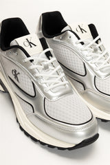 Calvin Klein Erkek HIKE RUNNER LACEUP MESH MIX MET YM0YM01402 - Gri