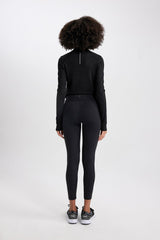 Defacto Kadın Leggings B4147AX - Siyah