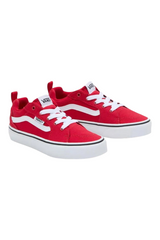 Sporline Vans Filmore kırmızı beyaz suni deri kadın sneaker ayakkabı