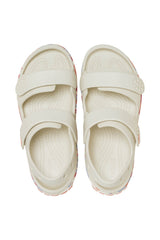 Crocs Crocband Cruiser Glow Confetti Band Sandal Çocuk Sandalet 212528 - Kırık Beyaz/Açık Pembe