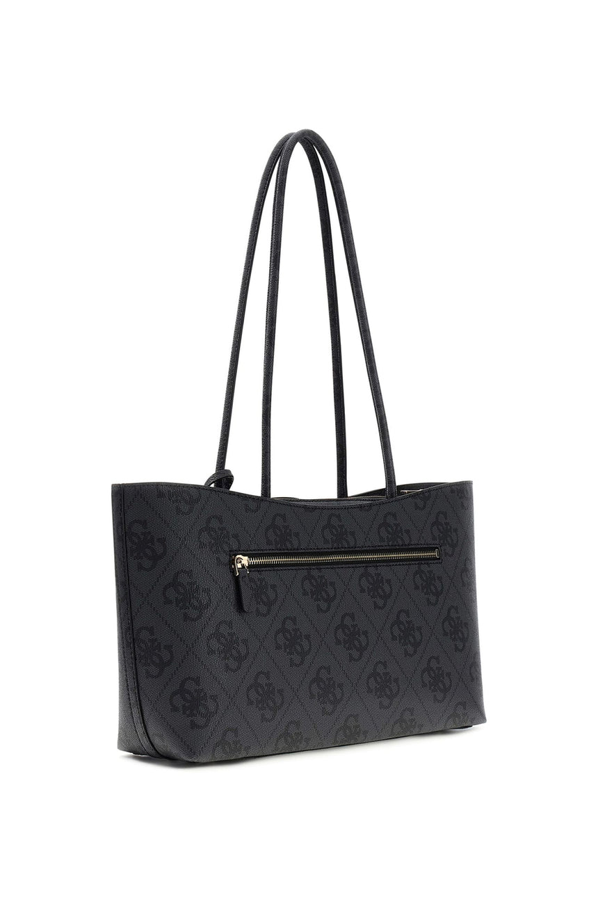 GUESS KADIN JANIE LOGO GIRLFRIEN HWOS9924230 - Ekru/ Krem