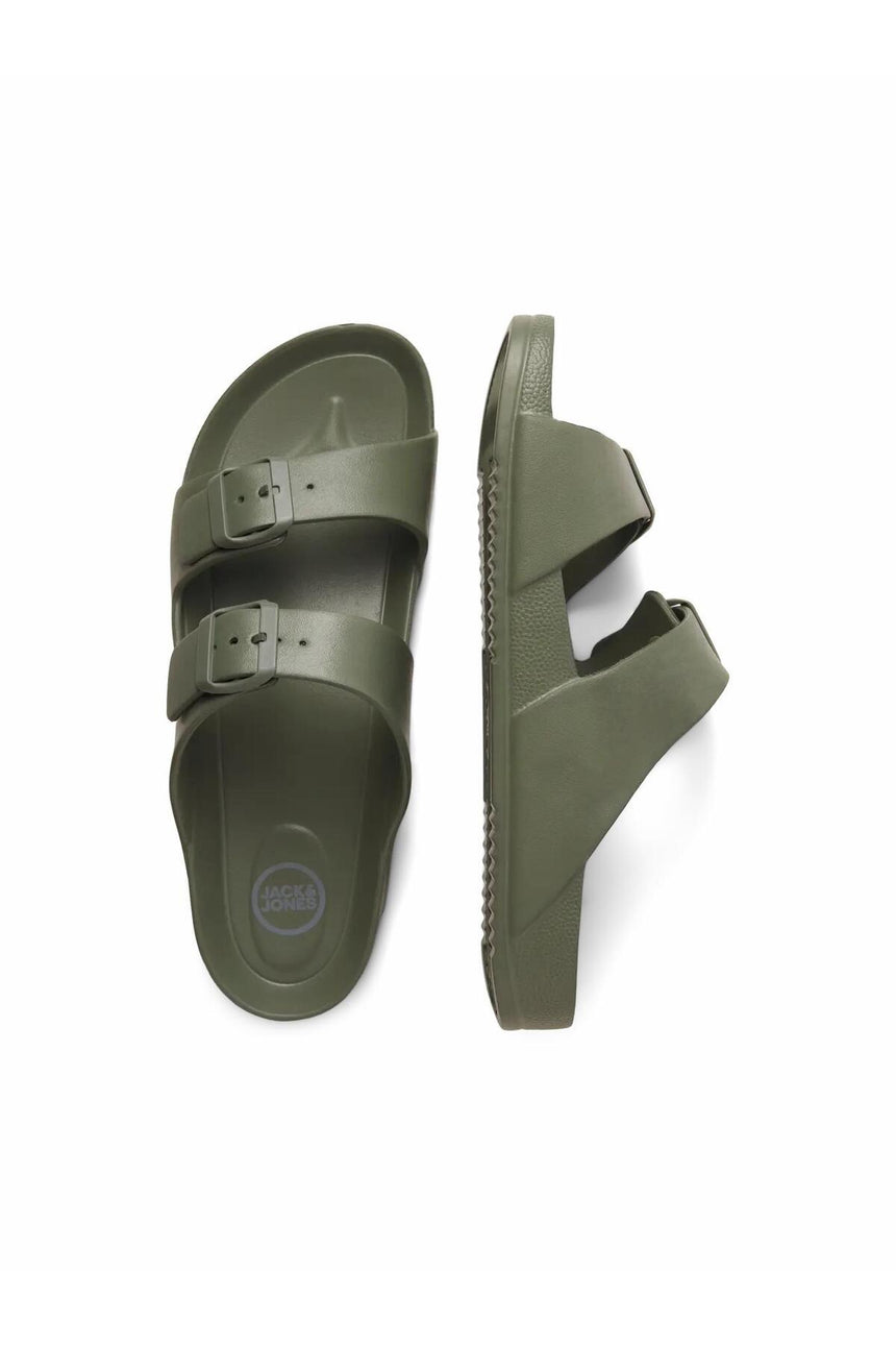 JACK&JONES JFWCROXTON MOULDED SANDAL NOOS 12204004 - Koyu Yeşil