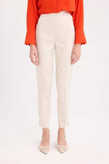 Defacto Kadın Trousers J8743AZ - Açık Kahve
