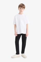 Defacto Çocuk Short Sleeve T-Shirt K1687A6 - Beyaz
