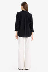 Defacto Kadın Long Sleeve Shirt K4655Az - Siyah
