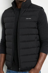 Calvin Klein Erkek CLASSIC LTWT NYLON CHANNELED PUF LV04LG504G - Siyah
