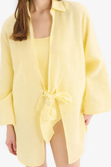 Defacto Kadın Beachwear B7333Ax - Açık Sarı