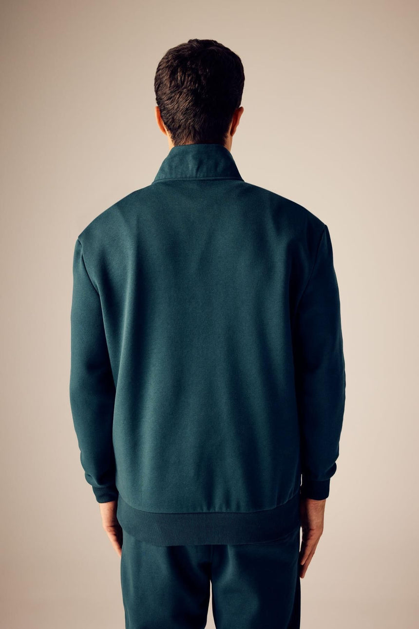 DeFacto Erkek Sweatshirt X7405AZ - Koyu Yeşil
