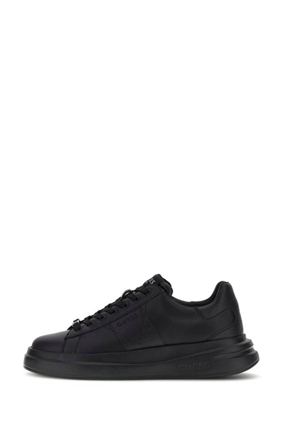 Guess Elba Erkek Sneaker FMFEALLEP12 - Siyah