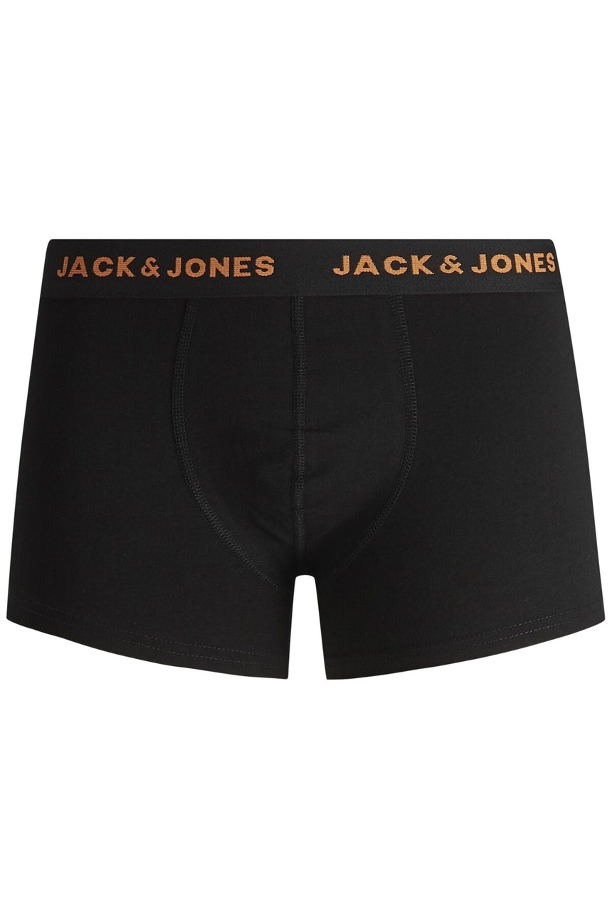 JACK&JONES JACBASIC TRUNKS 7 PACK NOOS PLS 12268845 - Siyah