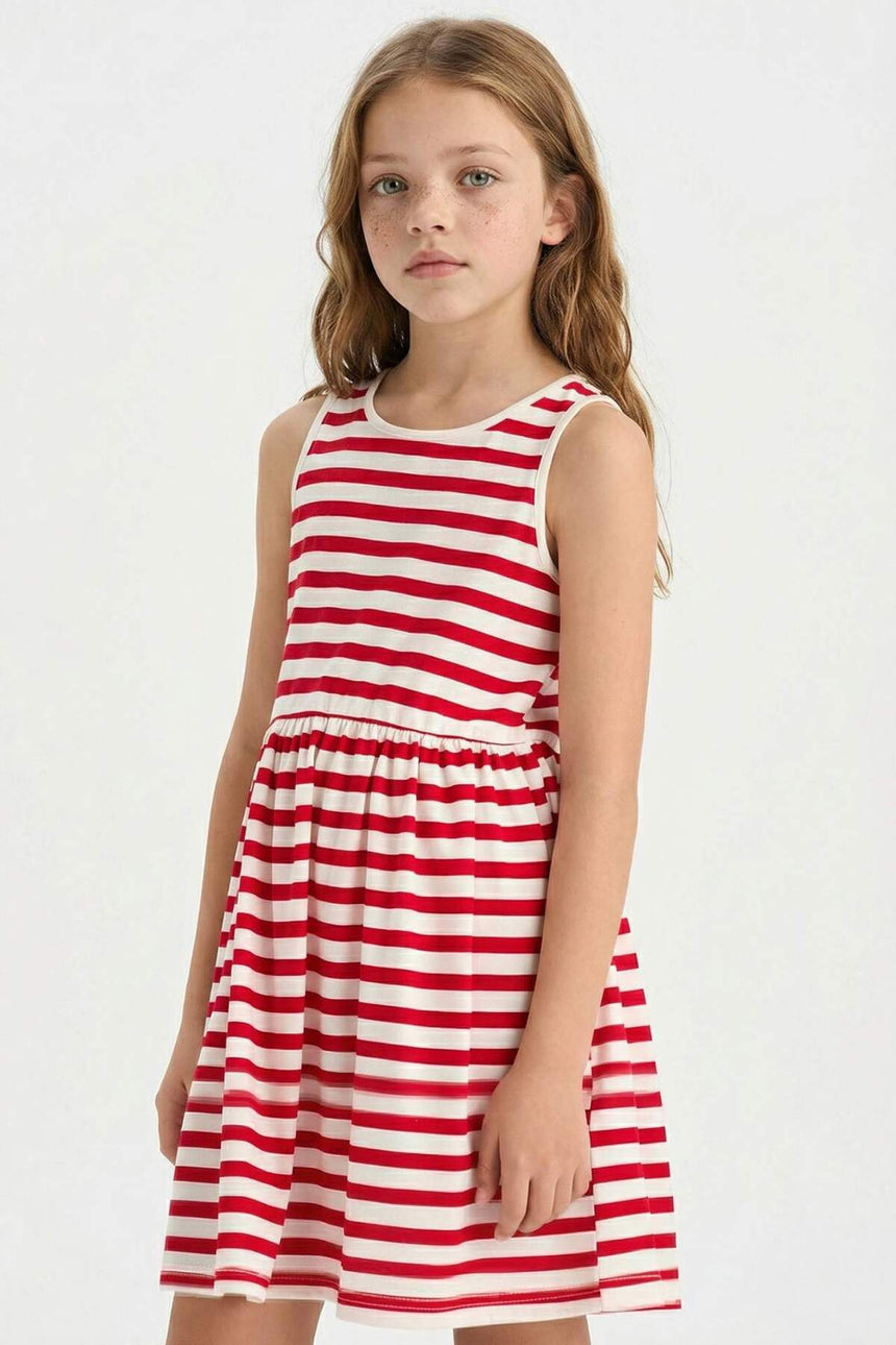 Defacto Çocuk Knitted Dress B4340A8 - Kırmızı