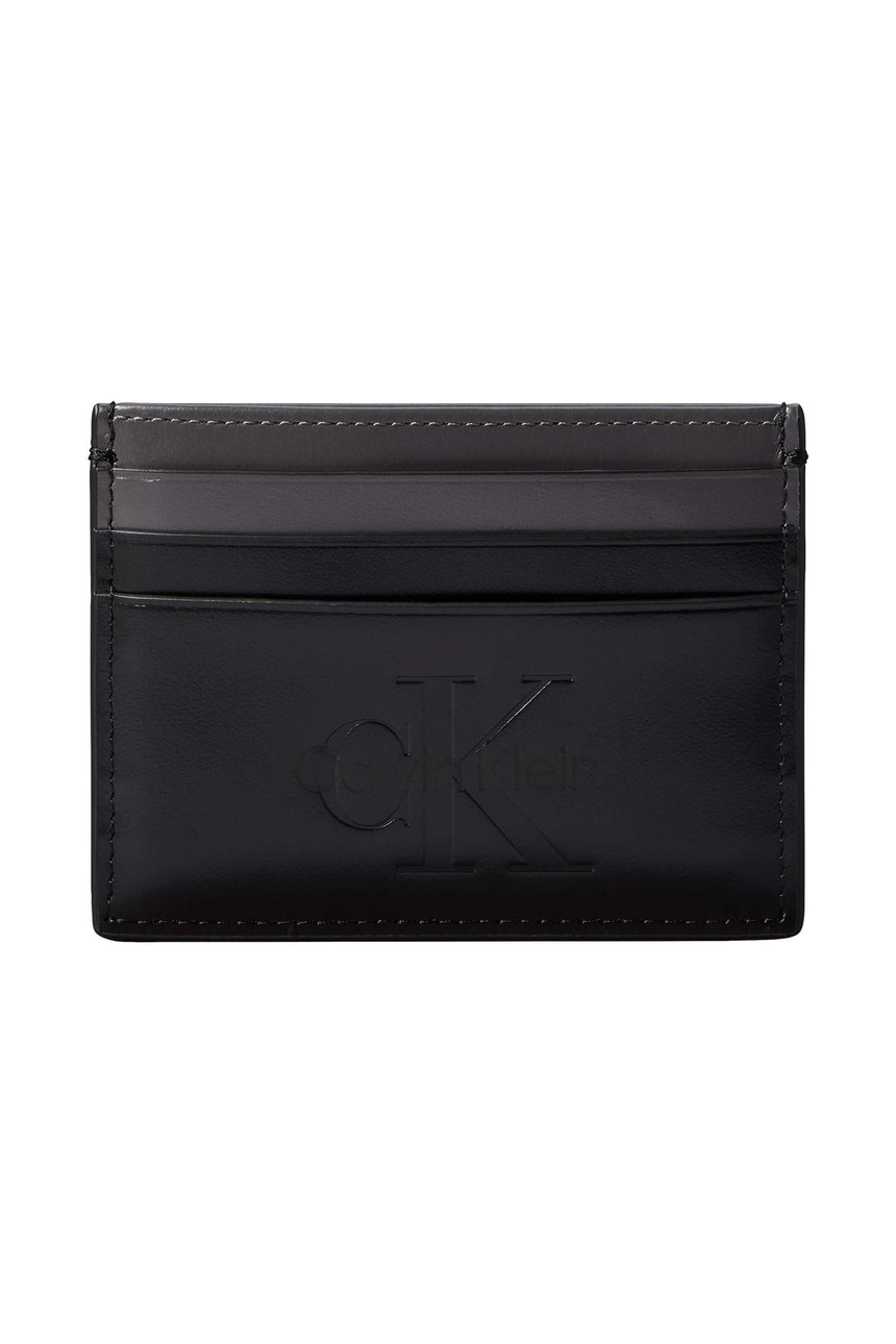 Calvin Klein Erkek BOLD CARD CASE LV04D1154G - Siyah