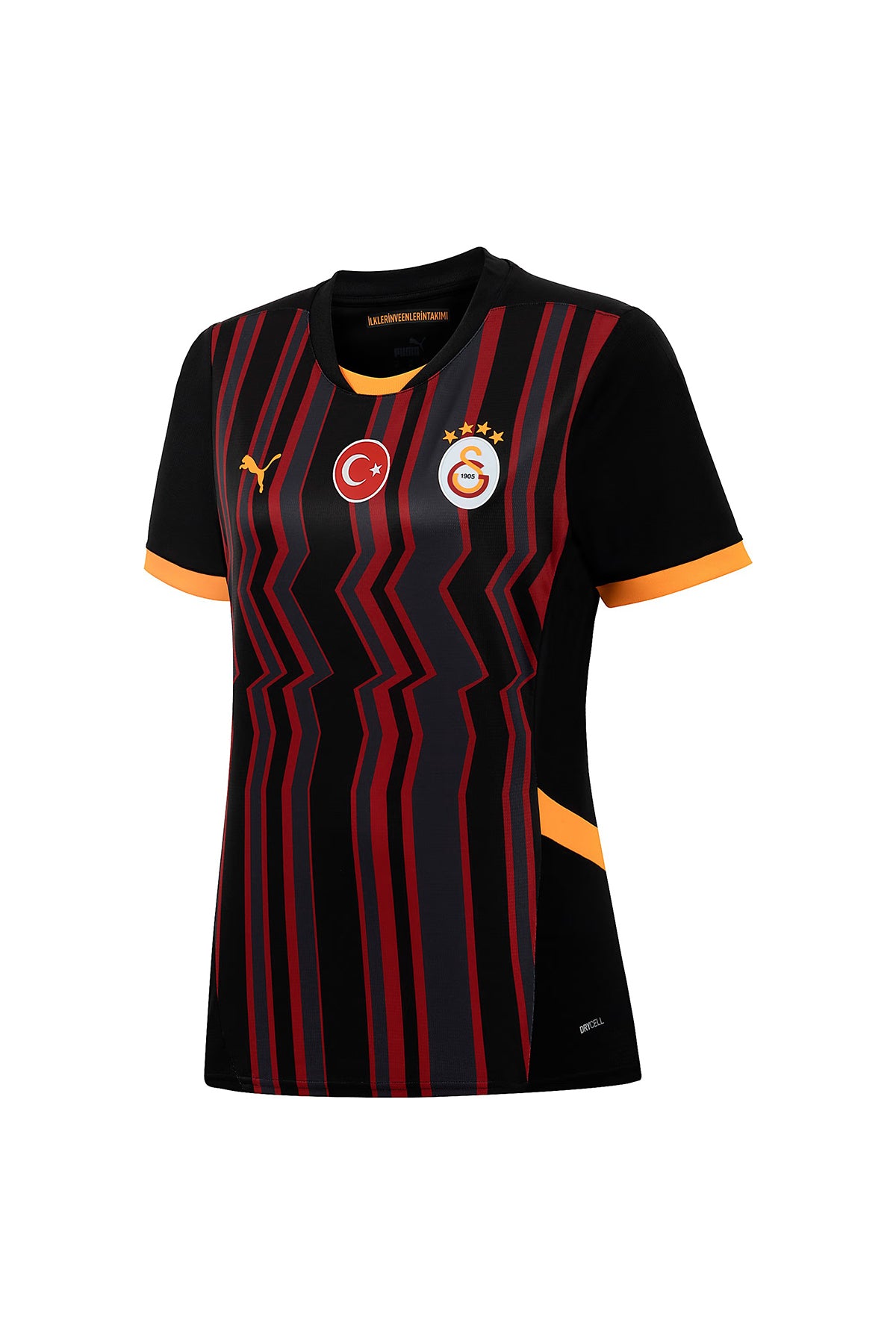 Galatasaray Puma Üçüncü Kadın Forma 779658 - Siyah Turuncu