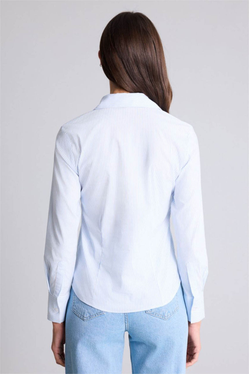 Defacto Kadın Woven Top D3172AX - Açık Mavi