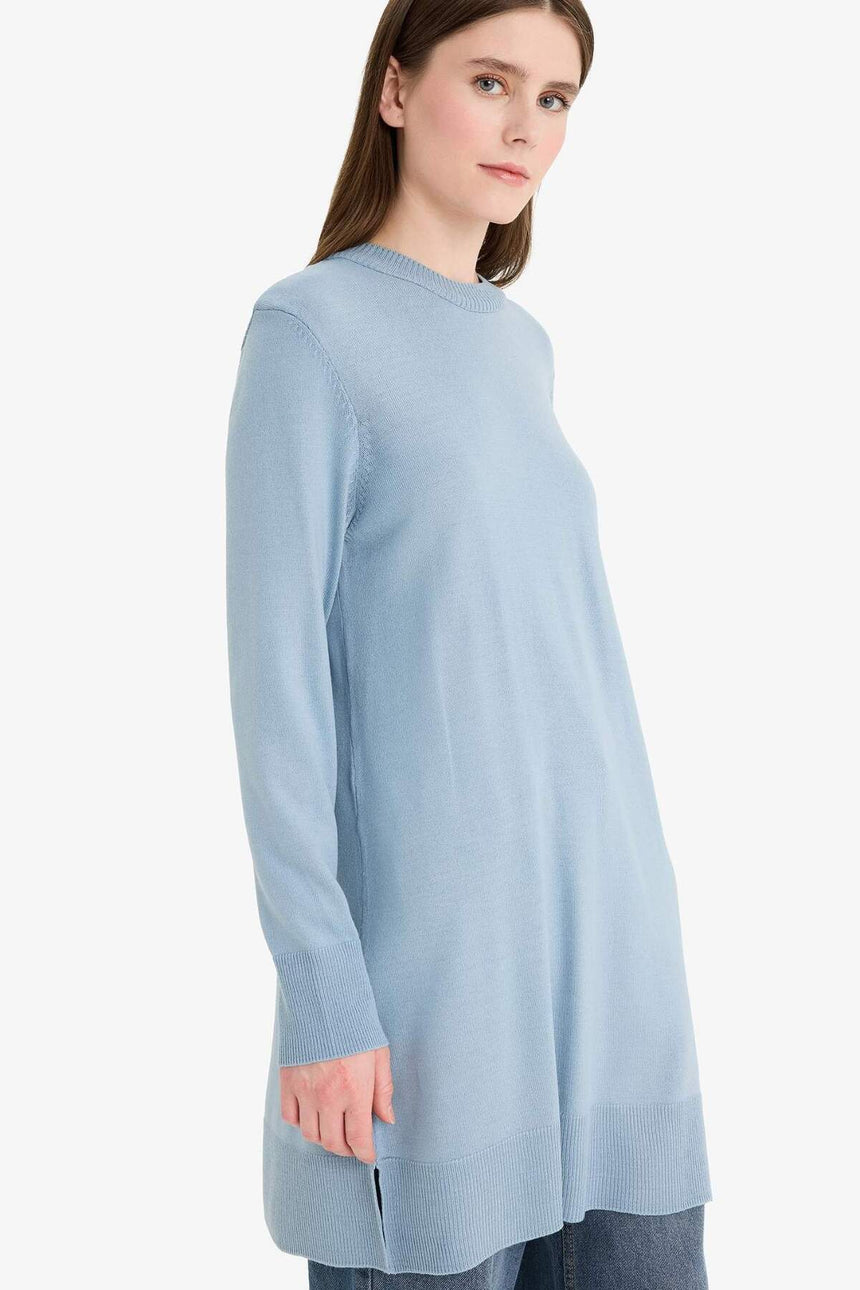 Defacto Kadın Tunic H3431Az - Açık Mavi