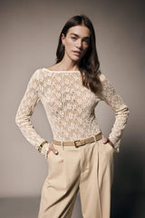 Defacto Kadın Long Sleeve Blouse G9802AX - Ekru