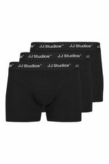JACK&JONES JACSOHO SOLID TRUNKS 3 PACK NOOS 12280164 - Siyah