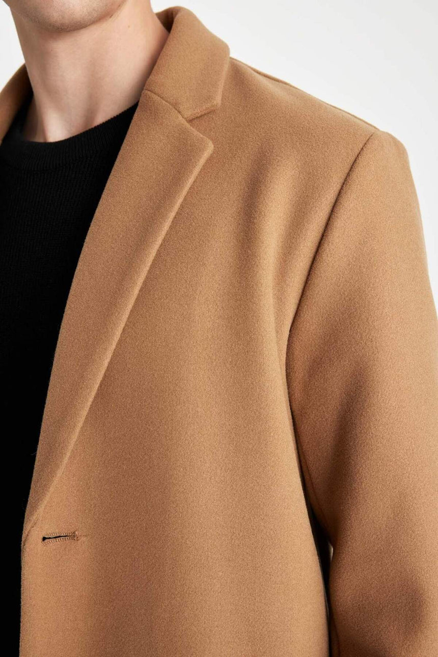 Defacto Erkek Coat/Parka Y8903Az - Kahverengi