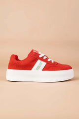 BENETTON SPOR AYAKKABI BNI-11241 - Kırmızı