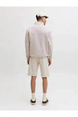 JACK&JONES JPSTGORDON ARCHIVE SWEAT SHORTS MID SN 12288638 - Bej/ Açık Gri