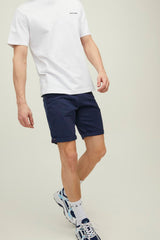JACK&JONES JPSTBOWIE SHORTS SOLID REG SN 12165604 - Koyu Lacivert