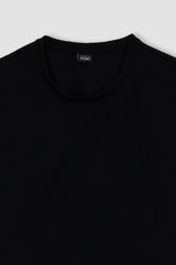Defacto Erkek Short Sleeve T-Shirt M6608AZ - Siyah