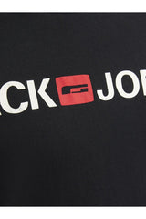 JACK&JONES JJECORP LOGO TEE SS CREW NECK NOOS PLS 12184987 - Siyah