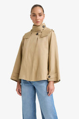 Defacto Kadın Trenchcoat E8584Ax - Açık Kahve