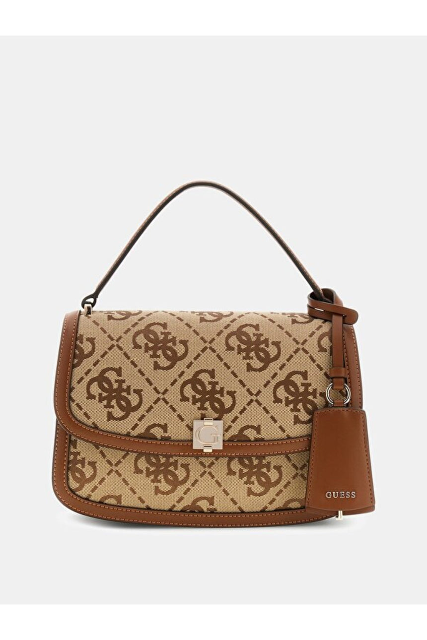 GUESS KADIN AUDREY LOGO CNVRTBL XBDY FLAP HWJG9755210 - Açık Bej/ Kahverengi