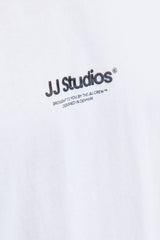 JACK&JONES PLUS JJESOHO TEE SS CREW NECK NOOS PLS 12279591 - Beyaz