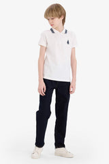 Defacto Çocuk Short Sleeve Polo T-Shirt D8091A8 - Beyaz