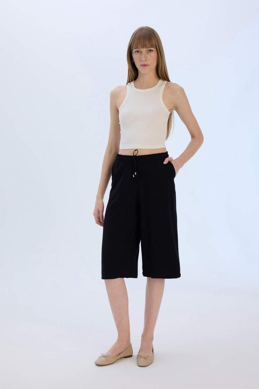 Defacto Kadın Woven Bottom İ6798Az - Siyah