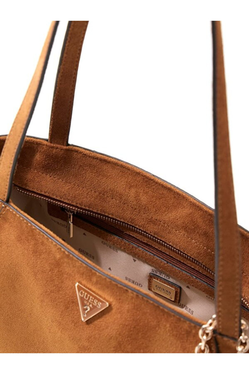GUESS KADIN DEVON LARGE SHOULDER BAG HWSG9745180 - Kahverengi