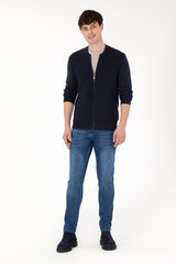US POLO ASSN ERKEK TRİKO HIRKA 1920441 - Siyah
