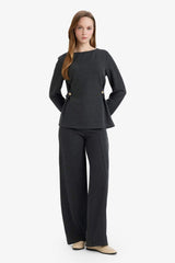 Defacto Kadın Trousers G2918AX - Antrasit