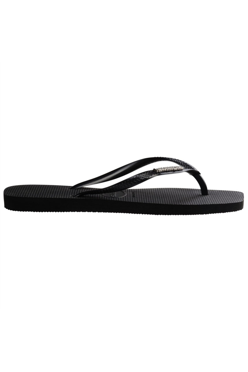 HAVAİANAS SQUARE LOGO METALLIC 4148257 - Siyah