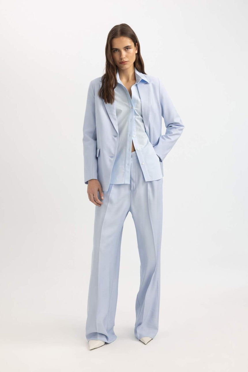 Defacto Kadın Trousers C5029Ax - Mavi