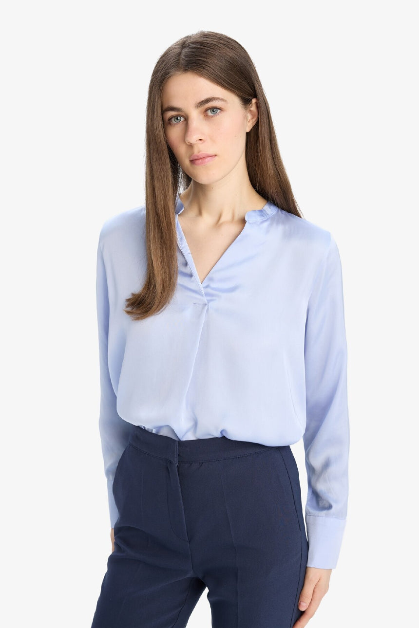 Defacto Kadın Woven Top C3217Ax - Açık Mavi