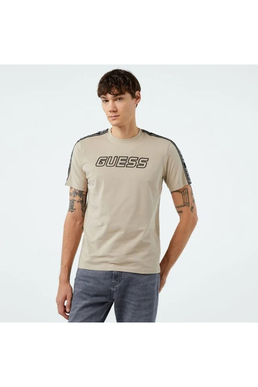 GUESS ERKEK ARLO CN T-SHIRT Z4GI18J1314 - Gri