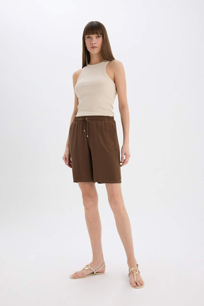 Defacto Kadın Woven Bottom İ6760Az - Kahverengi