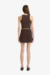 Defacto Kadın Woven Skirt F2933Ax - Kahverengi