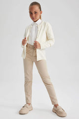 Defacto Çocuk Cardigan N8407A6 - Ekru