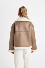 Defacto Çocuk Pu Mont C4979A8 - Kahverengi