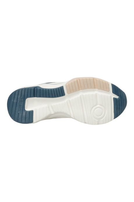 Sporline Kinetix Foxy TX kadın sneaker ayakkabının ekru renkli tekstil taban detayı
